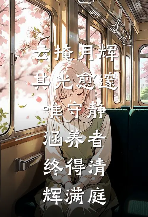 云掩月辉,其光愈邃,唯守静涵养者,终得清辉满庭