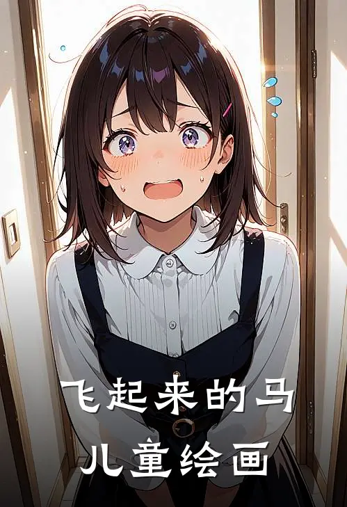 飞起来的马儿童绘画