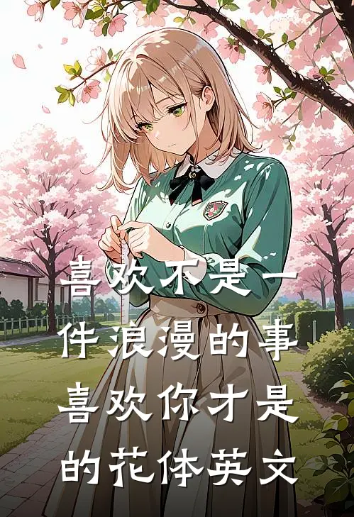 喜欢不是一件浪漫的事,喜欢你才是的花体英文